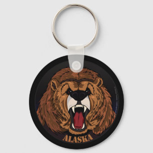 Alaska Grizzly Keychain