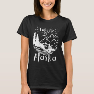 Alaska Hiking Camping Road Trip Vintage T-Shirt