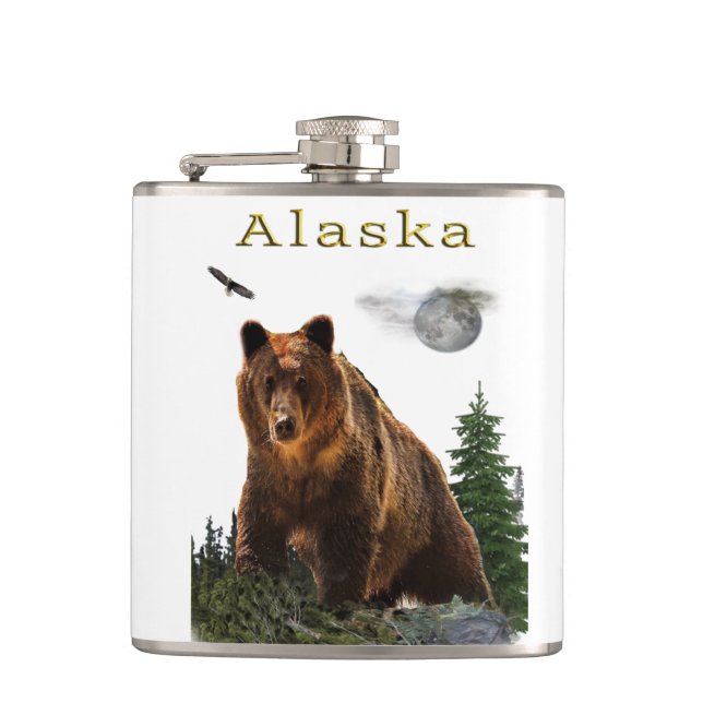 Alaska Hip Flask (Front)