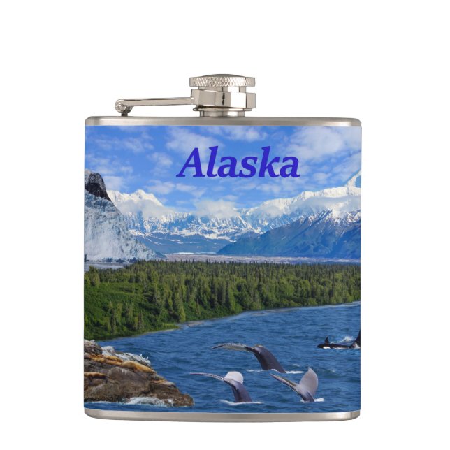 Alaska Hip Flask (Front)