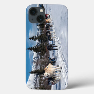 Alaska Husky Dog Sled Race iPhone 13 Case