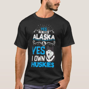 Alaska husky sled dog racing and mushing 11 T-Shirt