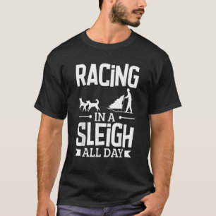 Alaska husky sled dog racing and mushing 6 T-Shirt