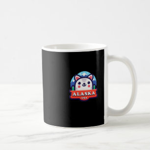 Alaska In Usa Sticker Coffee Mug