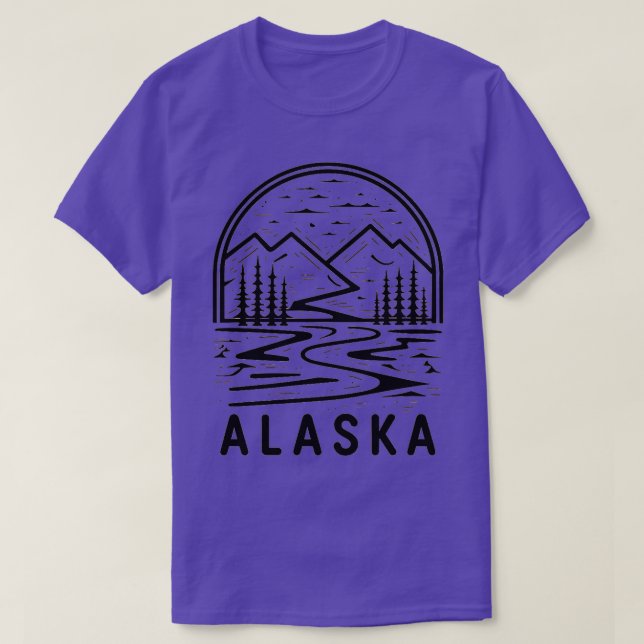 Alaska Landscape TShirt (Design Front)