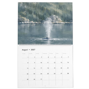 Alaska Landscapes Glaciers Forest Wildlife Art Calendar