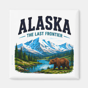 Alaska Last Frontier Adventure Magnet