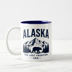Alaska Last Frontier Adventure Two-Tone Coffee Mug