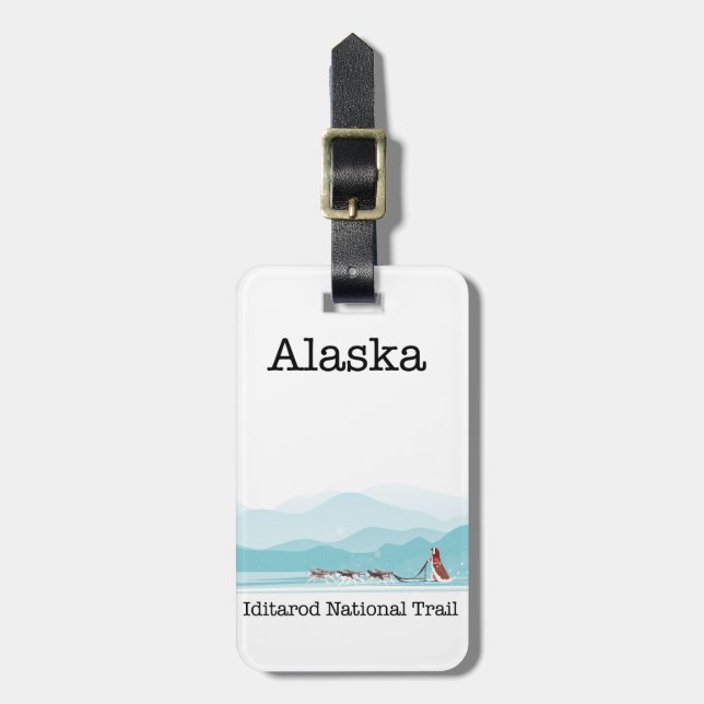 Alaska Luggage Tag (Front Vertical)