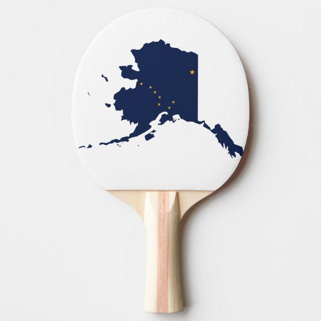 ALASKA MAP PING PONG PADDLE (Front)