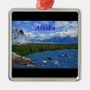 Alaska Metal Tree Decoration
