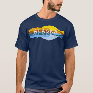 Alaska Mountain Reflections - Denali Mountain Souv T-Shirt