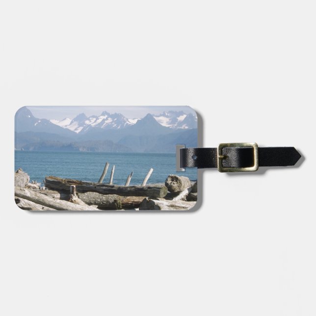 Alaska Mountain Scenery Luggage Tag (Front Horizontal)
