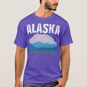 Alaska Mountain Snow Alaska Lovers Winter TShirt