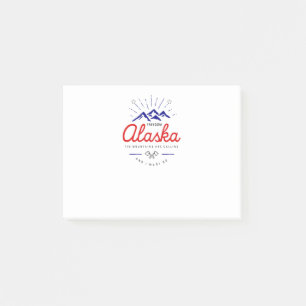 Alaska Mountains are Calling I Must Go Light-Colou Post-it Notes