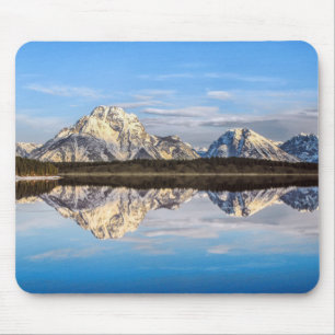 Alaska Mountains Reflection Photo Mouse Pad