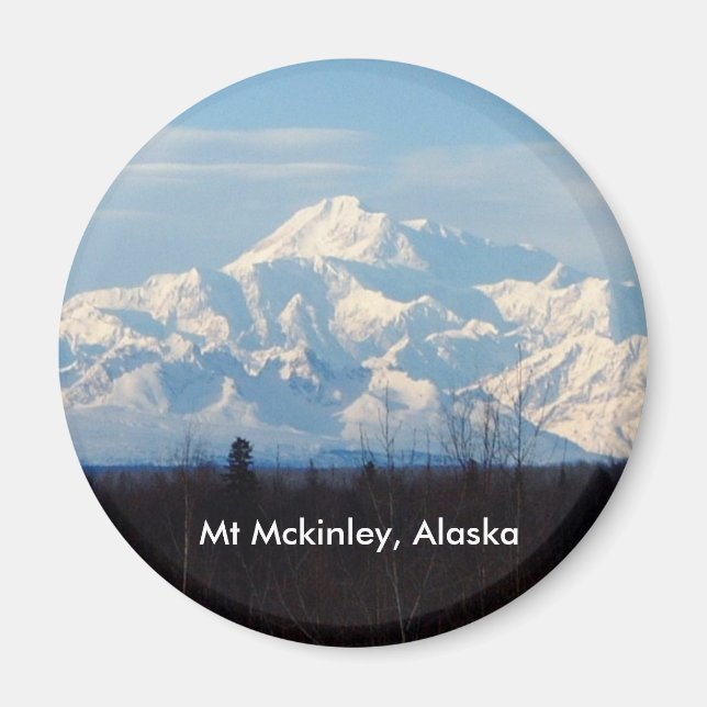 Alaska, Mt Mckinley,Denali, Magnet (Front)