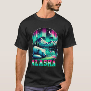 Alaska Northern Lights Aurora Viewing Vacation Ala T-Shirt
