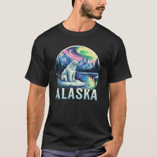 Alaska Northern Lights Aurora Viewing Vacation Ala T-Shirt