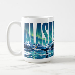 Alaska Northern Lights Mountain Wilderness Adventu Coffee Mug