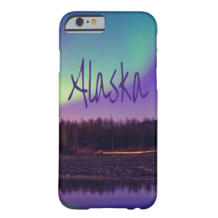 Alaska Northern Lights Mountains Lake Barely There iPhone 6 Case