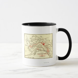 Alaska Panoramic Map Mug