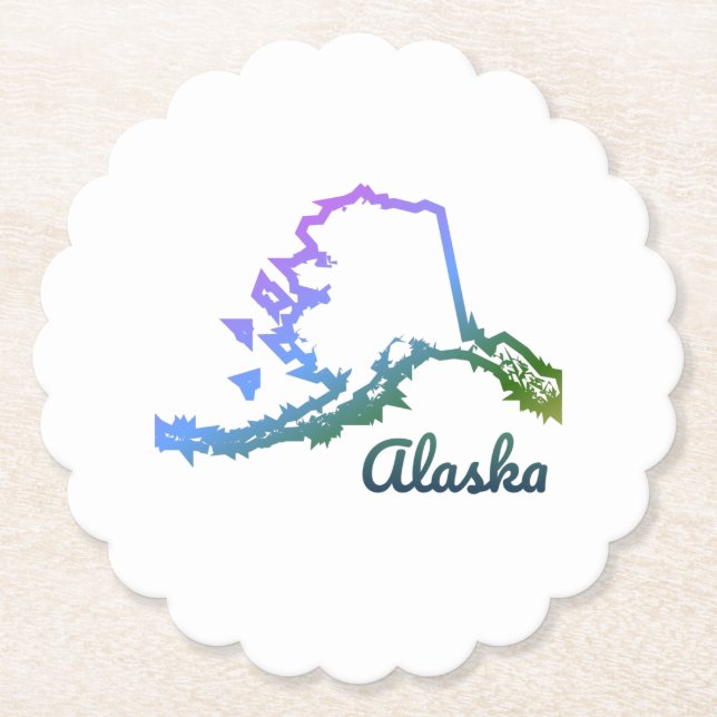Alaska Paper Coaster (Front)