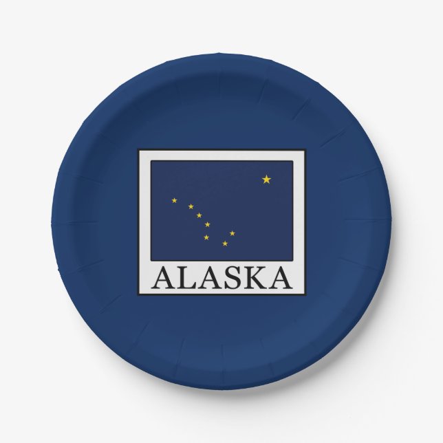 Alaska Paper Plate (Front)