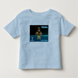 Alaska Postage - Fractal Inuit Hunter Toddler T-Shirt