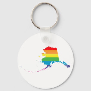 alaska pride. key ring