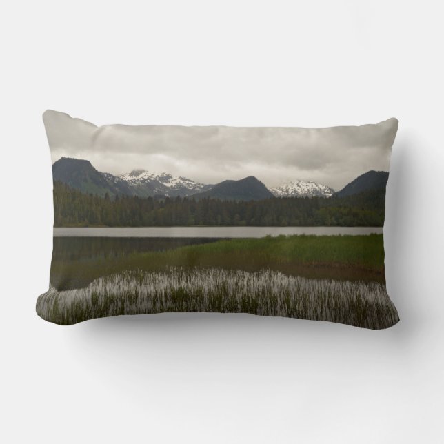 Alaska Pure Scenic View. Lumbar Cushion (Front)