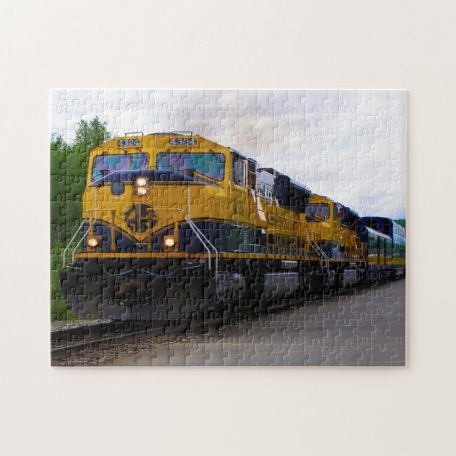 Alaska Railcar. Jigsaw Puzzle (Horizontal)