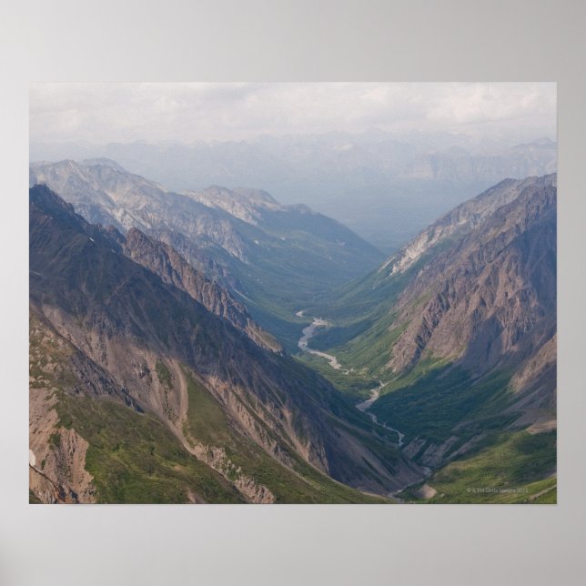 Alaska Range Mountains, Alaska, USA Poster (Front)