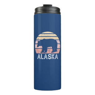 Alaska Retro Bear Thermal Tumbler