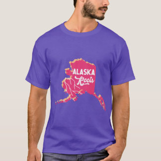 Alaska Roots Pink Orange T-Shirt