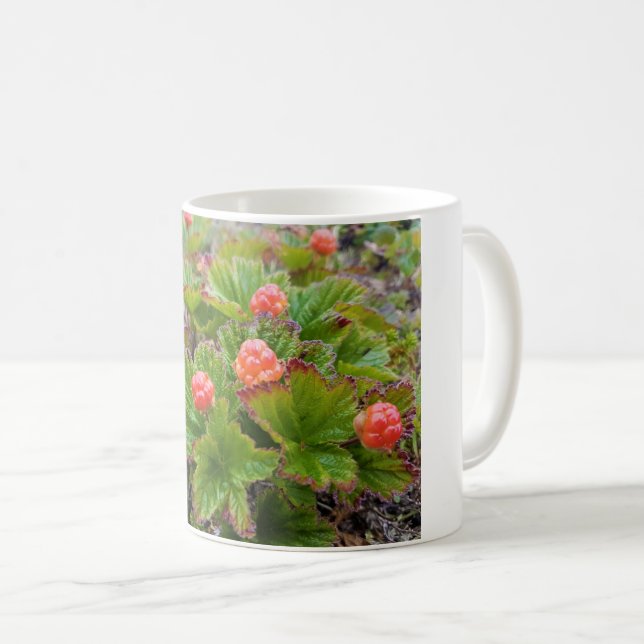 alaska salmon berries coffee mug (Front Right)