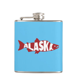 Alaska Salmon Hip Flask