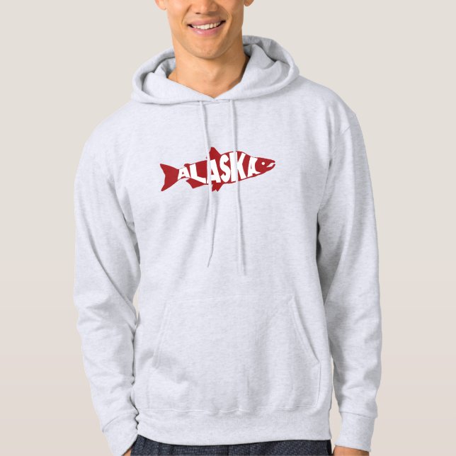 Alaska Salmon Hoodie (Front)
