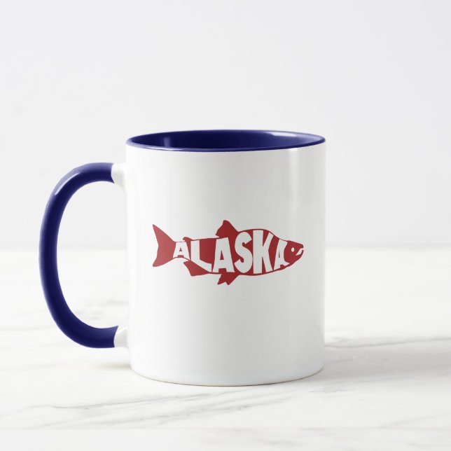 Alaska Salmon Mug (Left)