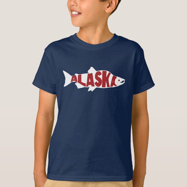 Alaska Salmon T-Shirt (Front)