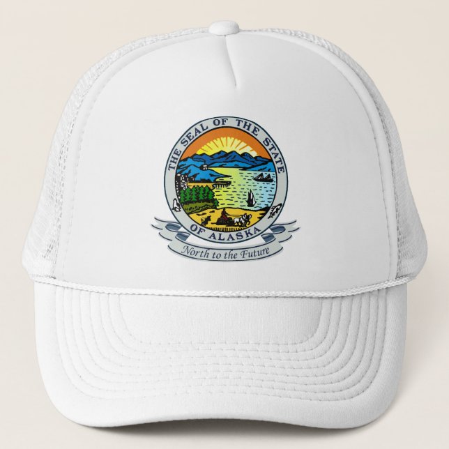 Alaska Seal Trucker Hat (Front)