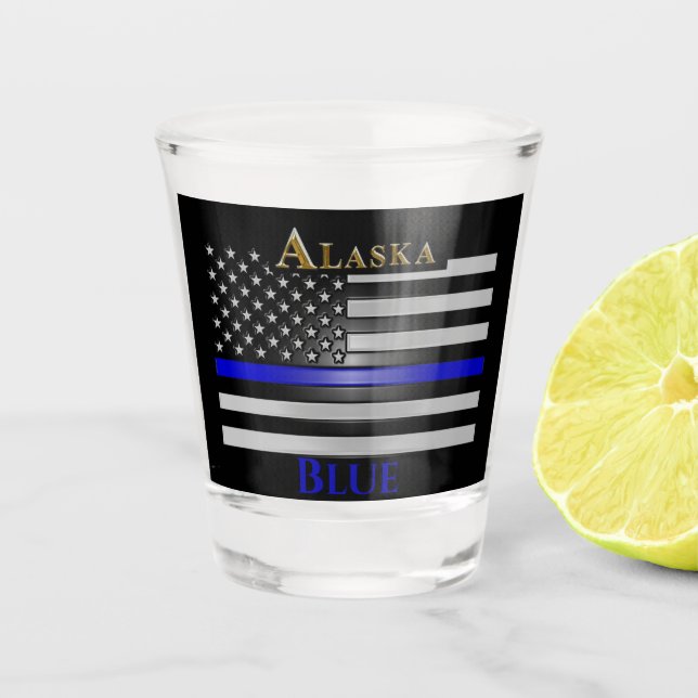 ALASKA  SHOT GLASS (Front)