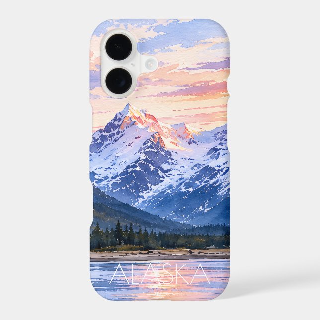 Alaska Soft Pastel Sunset Wilderness Scenery Gift (Back)