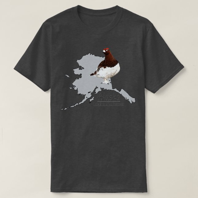 Alaska State Bird TShirt (Design Front)