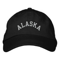 Alaska State Embroidered