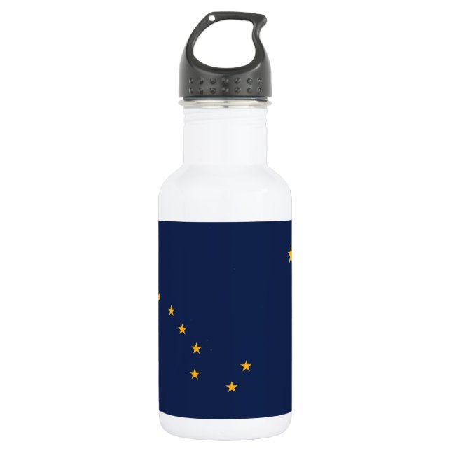 Alaska State Flag 532 Ml Water Bottle (Front)
