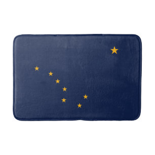 Alaska State Flag Bath Mat
