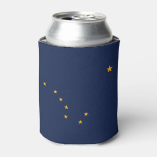 Alaska State Flag Can Cooler