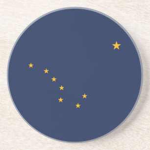 Alaska State Flag Coaster