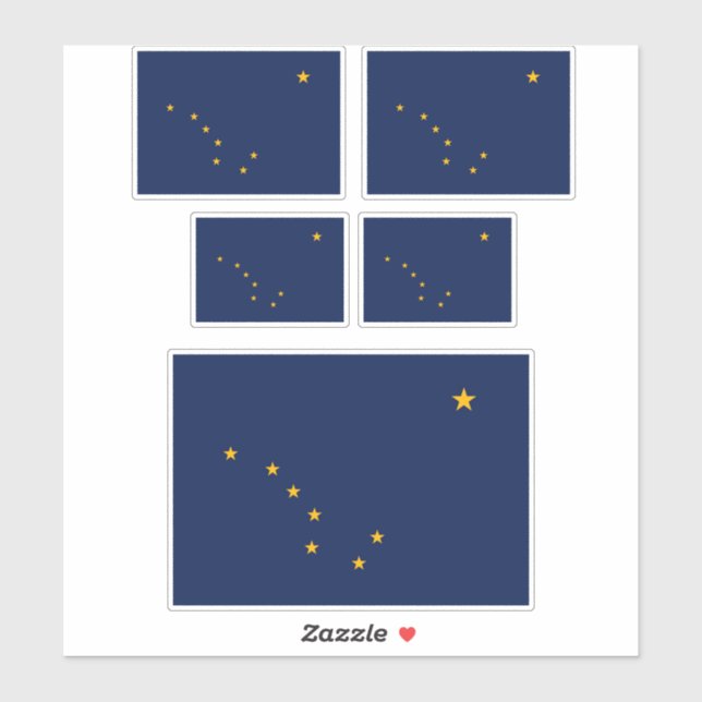 Alaska State Flag Design (Sheet)